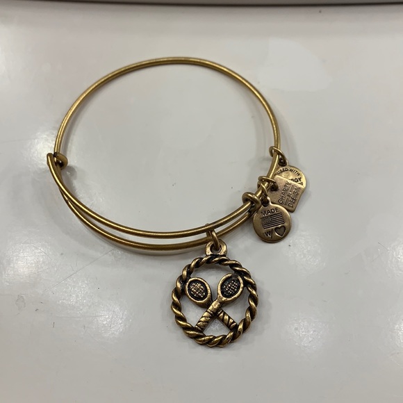 Alex and Ani gold plated bracelet with charm! - Picture 1 of 1